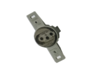 Tomada  de embutir 2 Polos + T 20A Preto Thyene